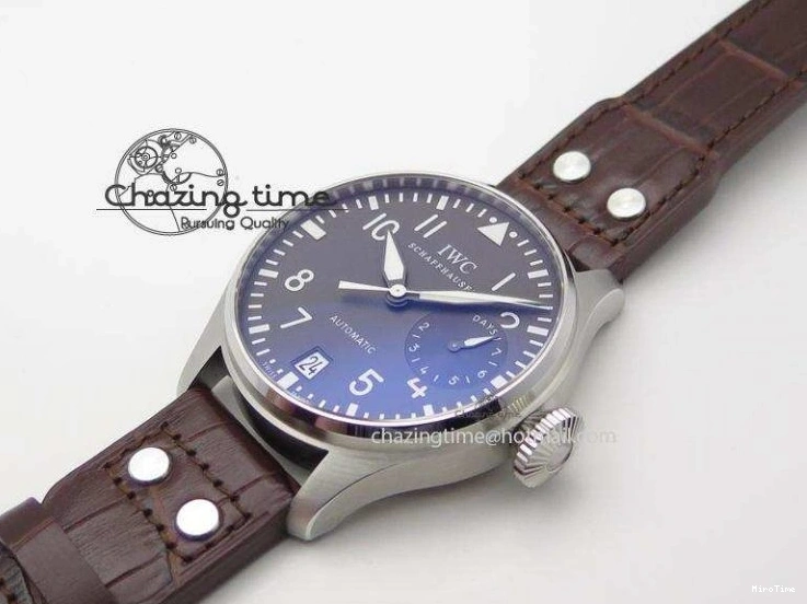 MIROTIME 0206 TechFriendly Big Pilot IW5009 Grey Dial ZF Edition Grey Dial On Brown Leather Strap A51111 (Fantasy Dial Color) 7326